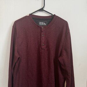 Eddie Bauer Burgundy Long Sleeve TL